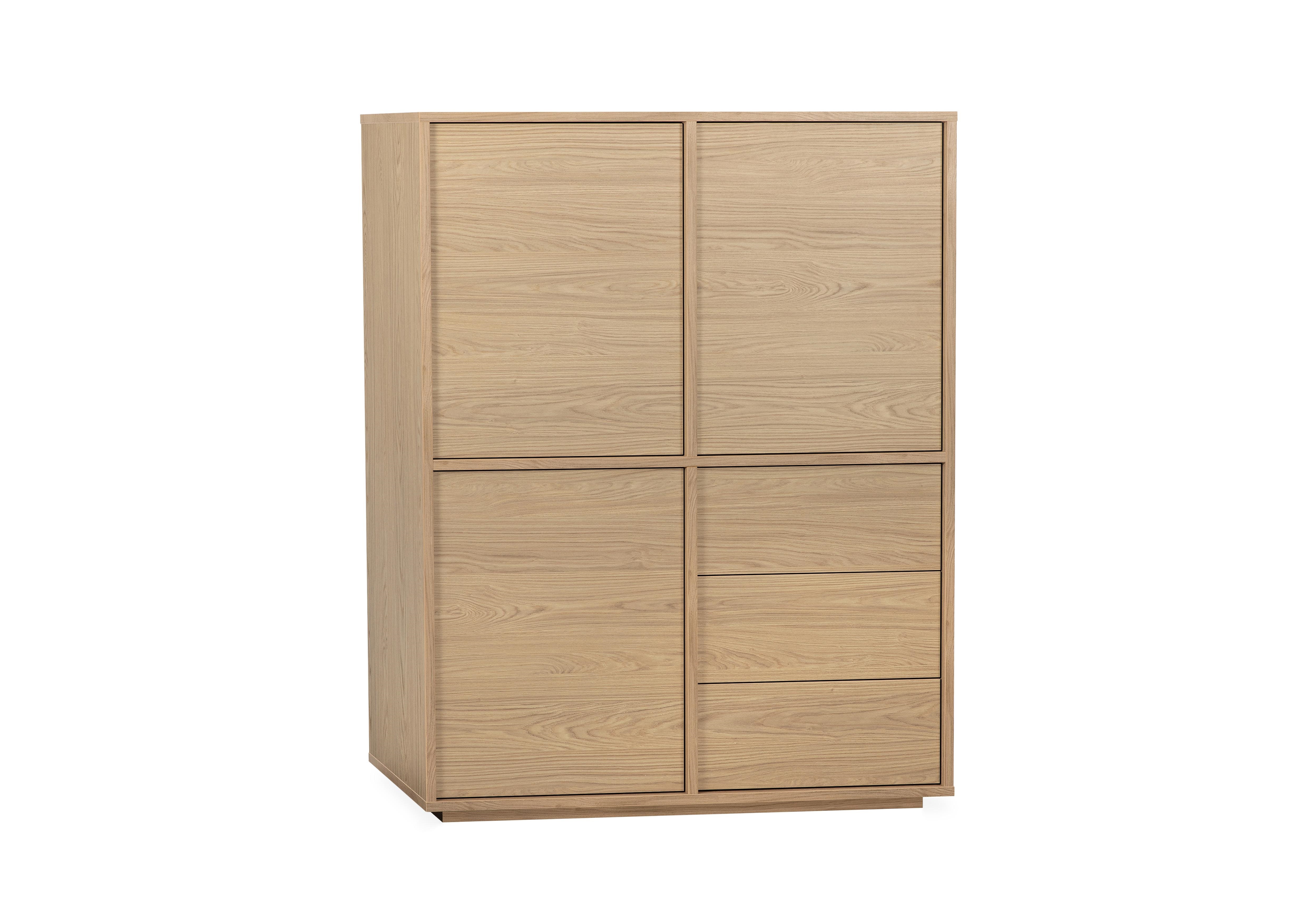 WANDKAST TO 3 DEURS/3 LADEN LAMULUX