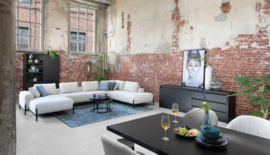 MILA TV KAST MIDDEN 2 DEURS/2 LADEN LAMULUX