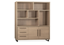 WANDKAST LA 2DR/ 3LA/6 OPEN LAMULUX