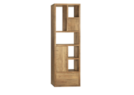 WANDKAST DENT SMAL 2 DR/1LA/5 OPEN LAMULUX