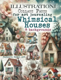 Art Journaling Book Whimsical Houses