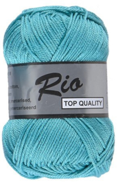 Rio katoen garen turquoise 452