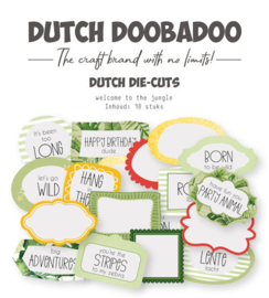 Dutch die-cuts Welcome to the Jungle 18 pcs