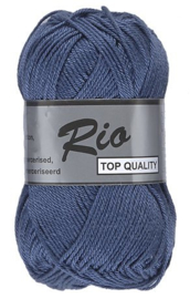 Rio katoen garen blauw 890