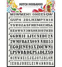 Dutch Doobadoo Dutch Mask Art tekst strip A5