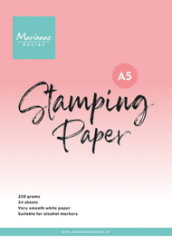 24 vel Stamping Paper A5