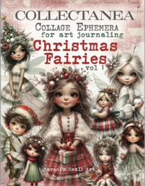 Maremi's Small Art - Collage Pages for Art Journaling - Christmas Fairies vol 1