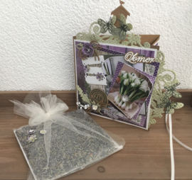 Lavendel kaart workshop