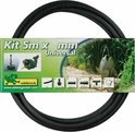 UBBINK slangenset voor vijver - fontein - zwarte slang 9 mm / 5 m met aansluitaccessoires voor pomp