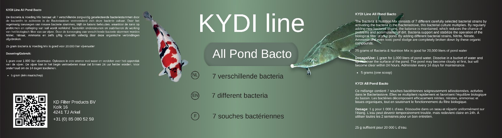 KYDI Line All Pond Bacto 500 gram