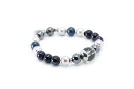 Horsehair bracelet Blue