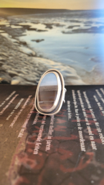 RING MET BLAUWE OPAAL
