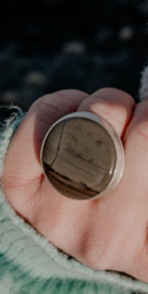 Ring with Owyhee Picture Jaspis