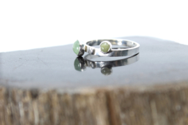 Ring met Aventurijn en Agaat