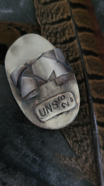 RING MET BLAUWE OPAAL