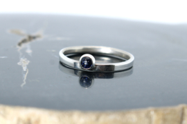Ring with blue Sandstone