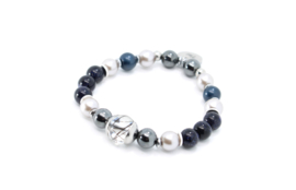 Horsehair bracelet Blue