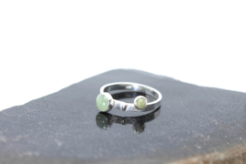 Ring met Aventurijn en Agaat