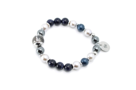 Horsehair bracelet Blue