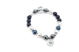 Horsehair bracelet Blue