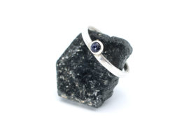 Ring with blue Sandstone