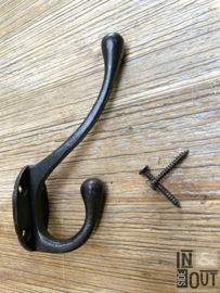 Rustikaler Kleiderhaken aus Gusseisen (S1) | Rustikal | Inklusive Schrauben