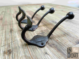 Cast iron coat hook - Rustic - Hat & coat hook