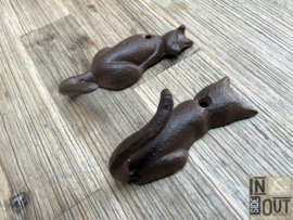 Set of coat hooks | Cat's tail | 2 designs |