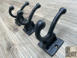 Cast iron coat hook with hinge | Foldable |