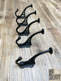 Cast-iron coat hook | Art Nouveau | Includes screws