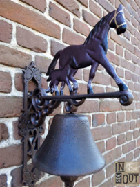 Large doorbell | Horse & foal | Cast iron