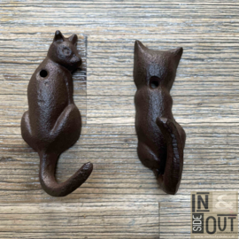 Set of coat hooks | Cat's tail | 2 designs |