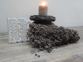Robuuste houten poer kandelaar| Uniek |