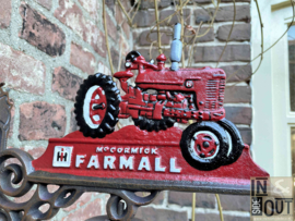 Grote deurbel | Tractor rood | Gietijzer |