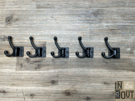 Cast iron coat hook with hinge | Foldable |