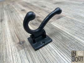 Cast iron coat hook with hinge | Foldable |