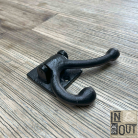 Cast iron coat hook with hinge | Foldable |