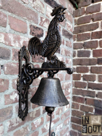 Große Türglocke| Rooster 2| Gusseisen |