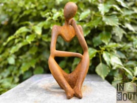 Abstract moderne sculptuur | Gietijzer | Relax 1