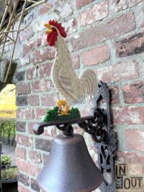 Large doorbell | Cockerel | Cast iron