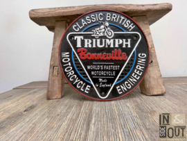 Triumph British motorbike - Cast iron