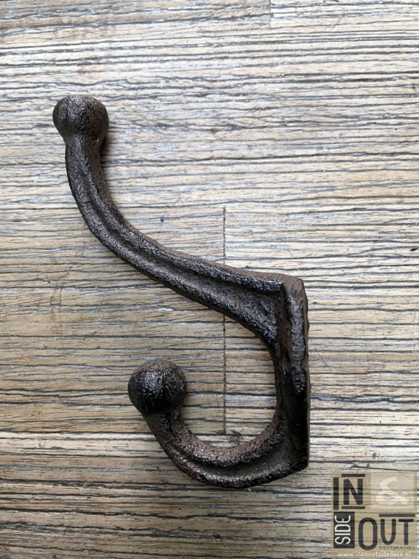Rustic cast iron coat hook, Colonial, Coat rack, Coat hooks, Wall  hooks