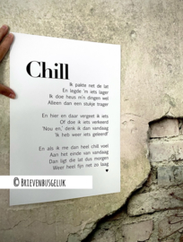 A3-poster CHILL