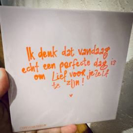 Perfecte dag - Tegel