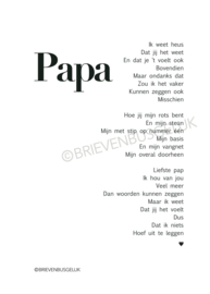 Gedicht Papa A5