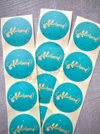 Gefeliciteerd - Sticker