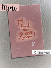 Jouw lach - mini