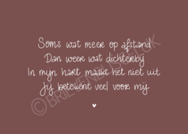 Jij betekent veel - Mini