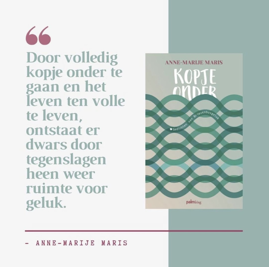 ‘Kopje onder’ + Een nieuw jaar
