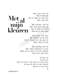 Met al mijn kleuren - A6